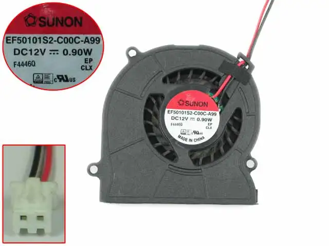

SUNON EF50101S2-C00C-A99 DC 12V 0,9 W 2-проводной Вентилятор охлаждения сервера