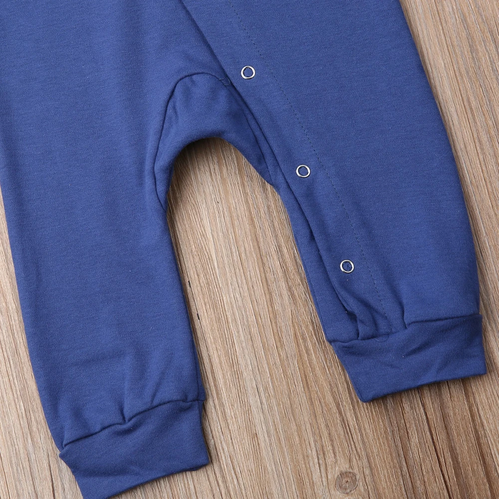 Pudcoco 0-6M Wrapped Foot Romper 12-24M Regular Newborn Baby Girl Boy Long Sleeve Solid Romper Jumpsuit Outfits Clothes