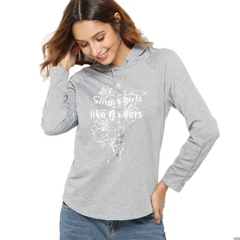 

New 2020 Harajuku Hooded Hoodies Sweatshirt Fashion Long Sleeved Letter Printing Pullover women's Top