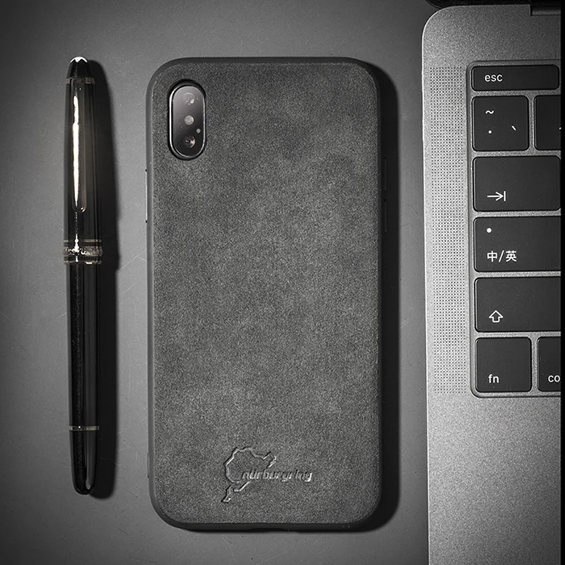 Luxury Nurburgring Car Logo Case for iPhone 12 11 Pro Max Xs XR X R 6s 7 7plus 8 Coque Sport Brand iTALY Leather Phone Cover Luxury Nurburgring Car Logo Case for iPhone 12 11 Pro Max Xs XR X R 6s 7 7plus 8 Coque Sport Brand iTALY Leather Phone Cover