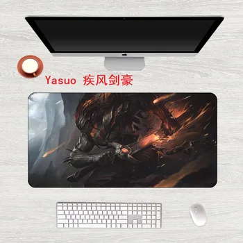 

FFFAS mouse pad large gaming mousepad gear gamer mouse mat pad game computer mouse Popular play mats for LOL Yasuo
