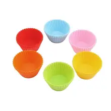 12 шт силиконовый торт Маффин лайнер для шоколадного кекса выпечки чашки печенья плесень