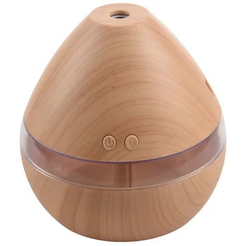 

Aromatherapy Essential Oil Diffuser 300Ml Wood Grain Aroma Diffuser With Timer Cool Mist Humidifier For Large Room,Home,Baby Bed