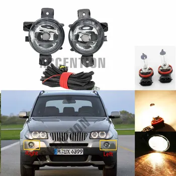 

Front Fog Lights Fog Lamp with Bulbs Car-Styling For BMW 1 Series E82 E87 E88 X3 E83 X5 E70
