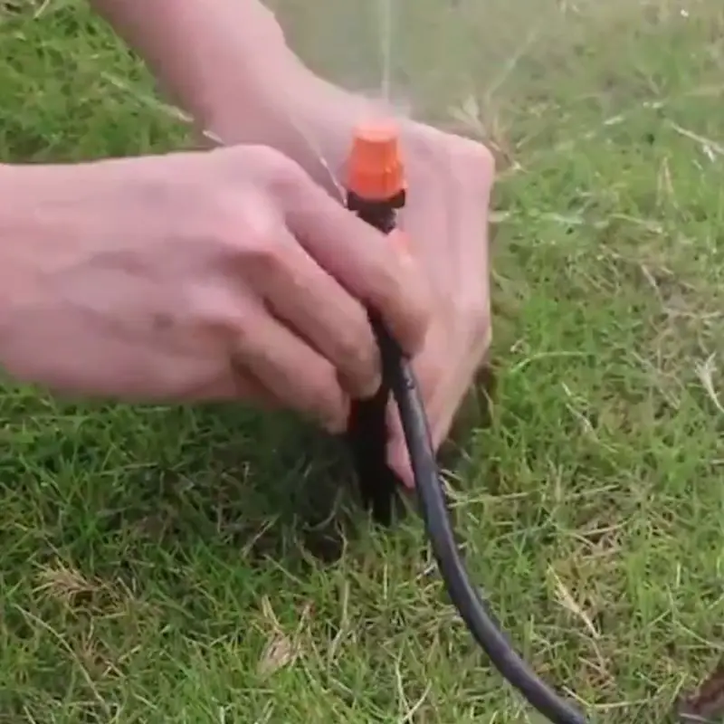 

10m/20m Watering Hose 4x7mm Garden Drip Pipe PVC Hose Watering Irrigation System