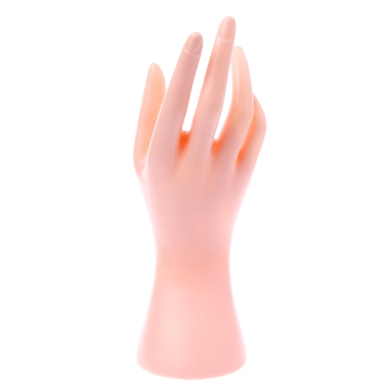 Манекен рука палец перчатка кольцо браслет ювелирные изделия дисплей стенд держатель - Цвет: Розовый
