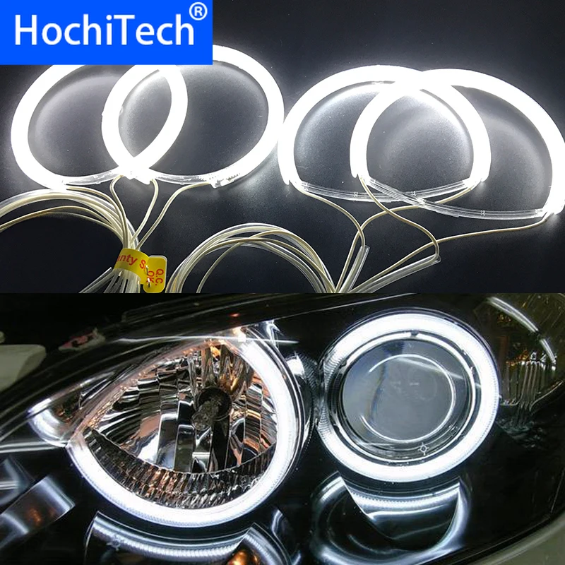HochiTech ccfl комплект ангельских глаз белый 6000k гало кольца фары для Mazda 3 mazda3 2002 2003 2004