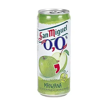 

San Miguel - helles alkoholfreies Bier mit Apfelsaft - 1 x 0,33 l