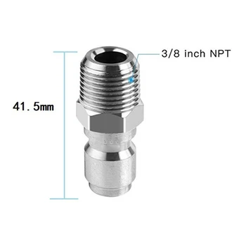 

Washer Quick Connector Water Lance 3/8 NPT Male Female Replacement Part