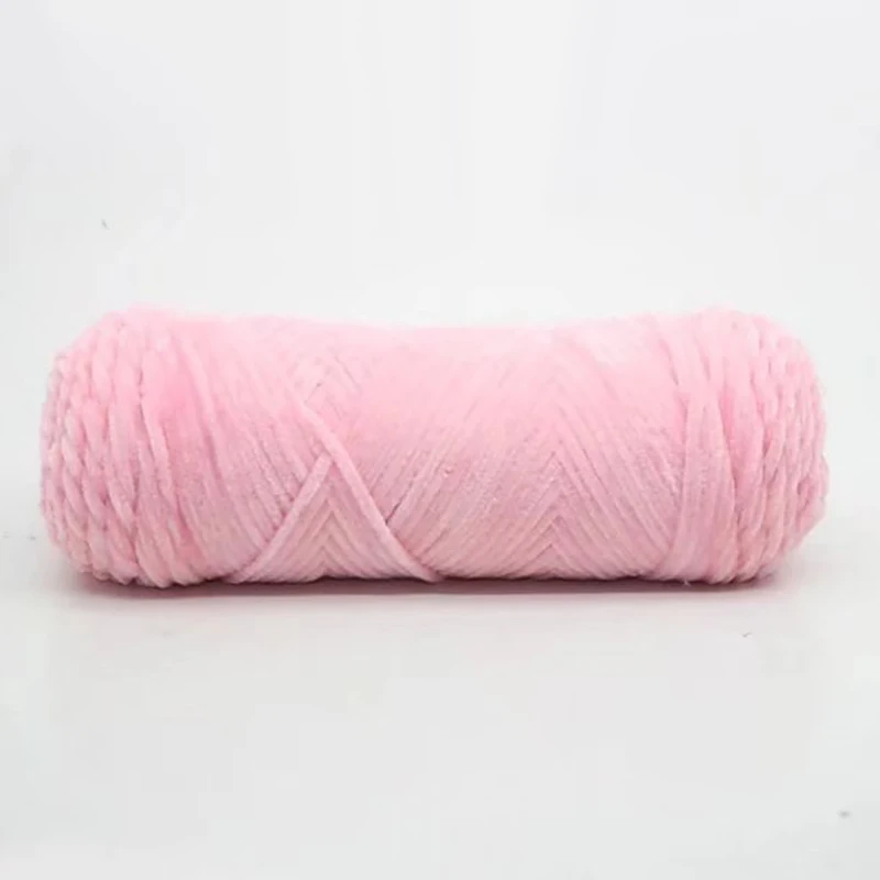 Velvet Yarn Soft Protein Cashmere Yarn Silk Wool Baby Yarn Crochet Knitting Yarn Cotton Baby Wool Diy Sweater - Color: 3