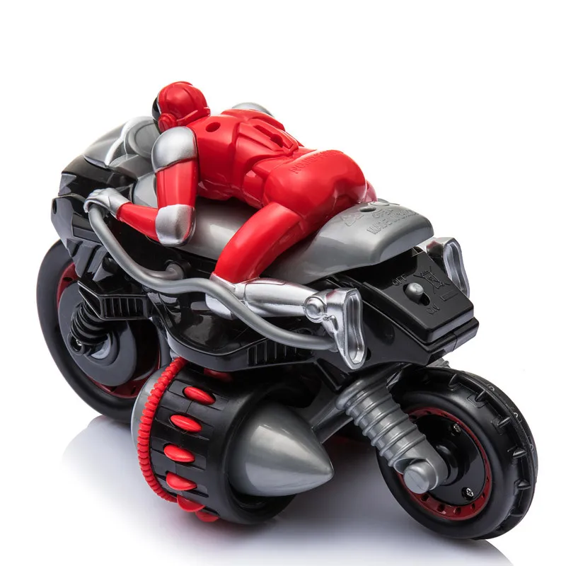 Детский мотоцикл электрический пульт дистанционного управления автомобиль мотоцикл Дрифт, 360 рулон градусов мотоцикл с музыкой гоночный мотоцикл мальчик игрушки - Цвет: no box