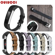 Oulucci кожа+ ТПУ Для Fitbit Alta/Alta hr ремешок для часов спортивные часы-браслет Аксессуары Для fitbit alta hr сменный ремешок