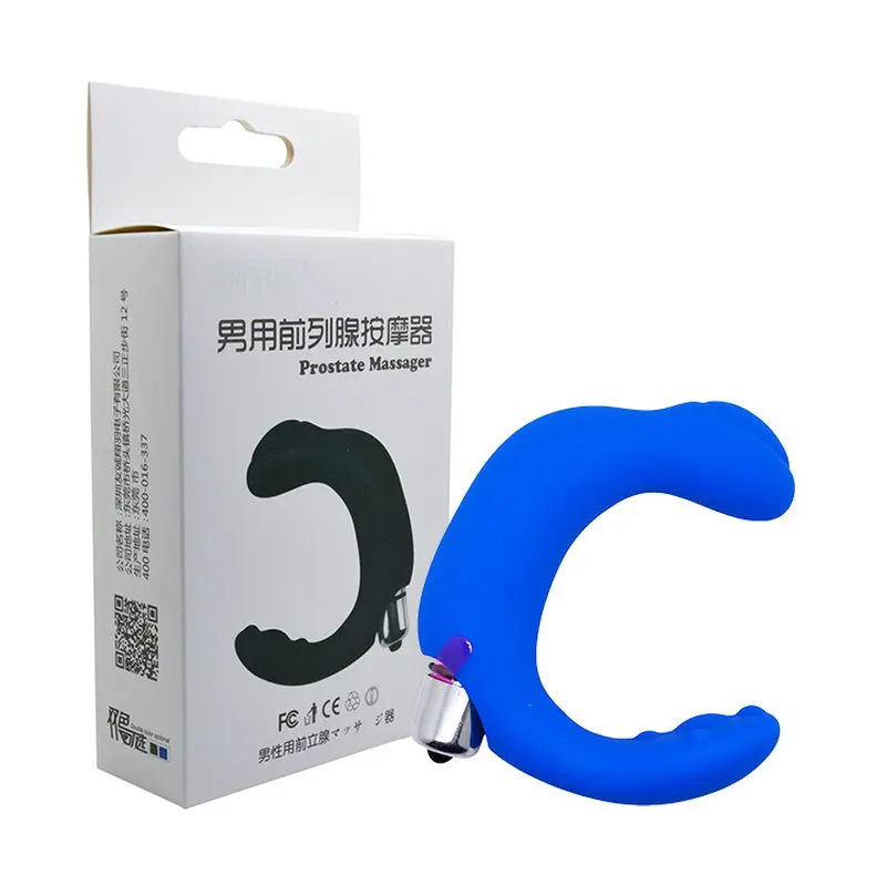 Waterproof Vibrating Silicone Prostate Anal Massager Toys Male Sex Adult Products |