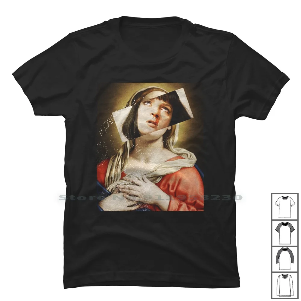 Maglietta Vergine Mia 100% Cotone Illustrazione Tendenza Popolare Meme Mia Hot End Ny Mi Me Funny Anime