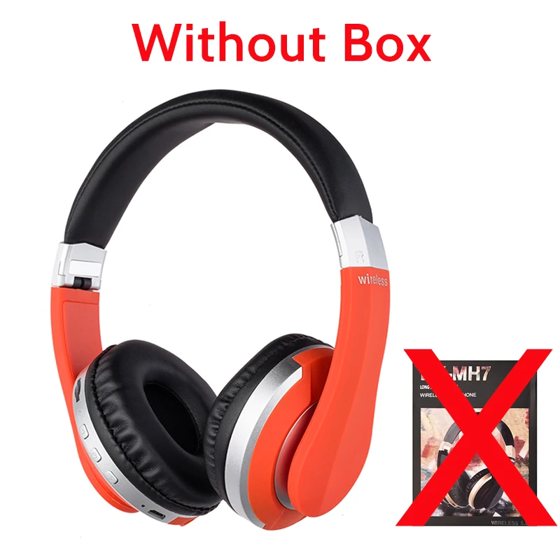 Bluetooth наушники 5,0 Беспроводные наушники с Bluetooth наушники Проводная гарнитура с микрофоном для мобильного телефона для бега - Цвет: Red without Box