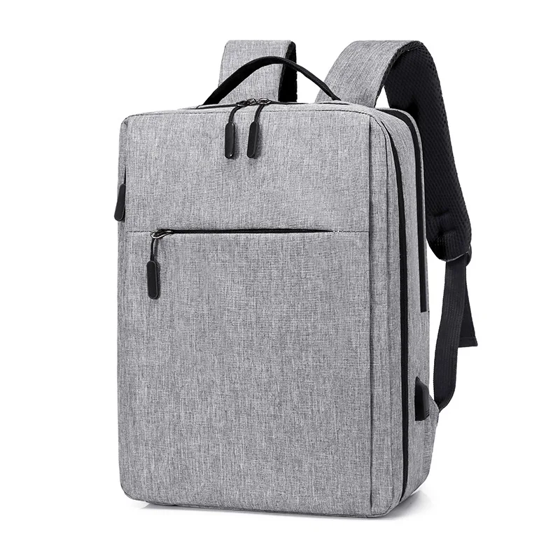 

Solid Color USB Charging Computer Bag 2019 New Style Business Trip Laptop Backpack Cross Border Foreign Trade Backpack
