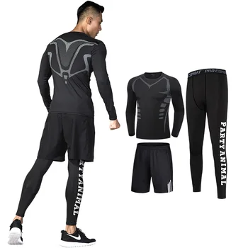 

Sporting Tracksuit Men Jogger Suits For Men Compression Shirt And Pants Jogging Tracksuit Men Military Cotton Tracksuit II50NSTZ