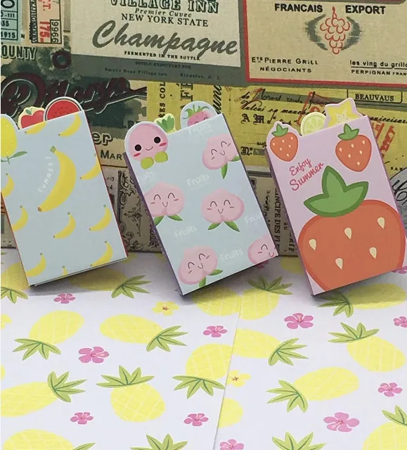 Kawaii Мы Голые Медведи кактус клубника Сакура 6 складной Блокнот N Times Sticky Notes memo закладки для блокнота подарочные канцелярские товары - Цвет: 01 Random design