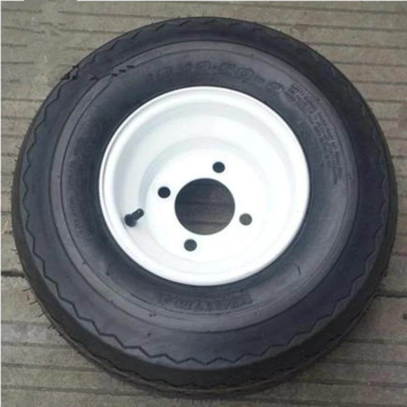 Patrol Car Golf Car Tire 8 Inch Wheel Hub, Beach 18X8.50-8 Inch Vacuum Tire Hub.