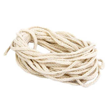 

5pcs 5mm Natural Cotton Macrame Cord Thread Wire Rope String 10 Metre