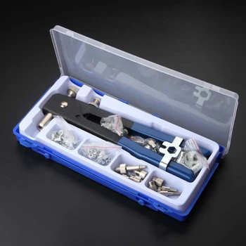 

86pcs/set Blind Rivet Guns M3/M4/M5/M6/M8 Nut Rivet Mandrels with Rivet Nuts Threaded Insert Rivet Tool Household Repair Tools