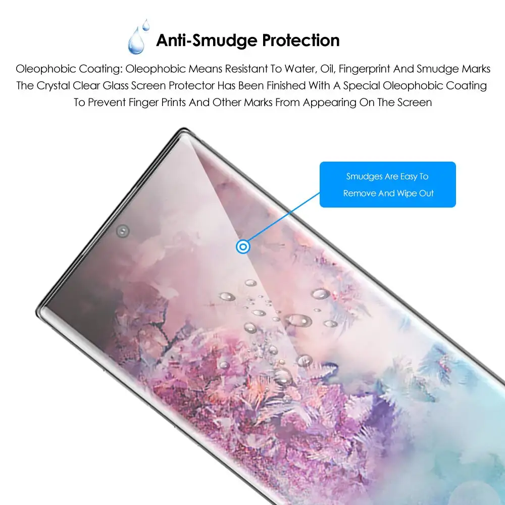 Полное покрытие закаленное стекло для SAMSUNG Galaxy S8 S9 S10 Note 8 9 10 Note10 Pro Защита экрана Plus