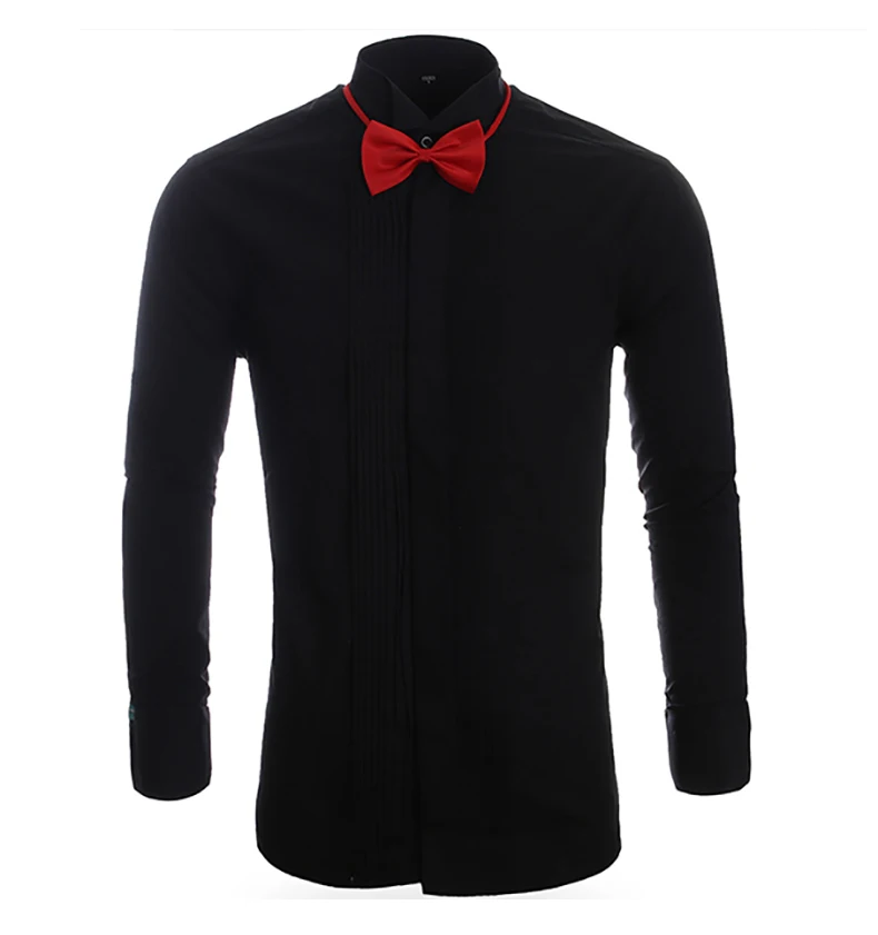 Dress Shirts Fashion Groom Tuxedos Shirts Best Man Groomsmen Men Wedding Shirts Formal Occasion Men Wingtip Collar