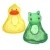 Baby Shower Bath Toys Duck Little Frog Rabbit Baby Kid Toy Storage Mesh with Strong Suction Cups Toy Bag Net Bathroom Organizer