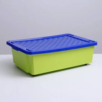 

Toy box 30 l "Lego" on wheels, with a lid, pistachio color