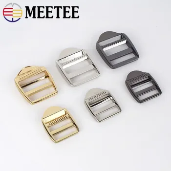 

Meetee 4/10pcs 20/25MM Alloy Metal Buckle Adjustment Clothing Decoration Luggage Handbag Bag Strap Hardware Belt Accessories