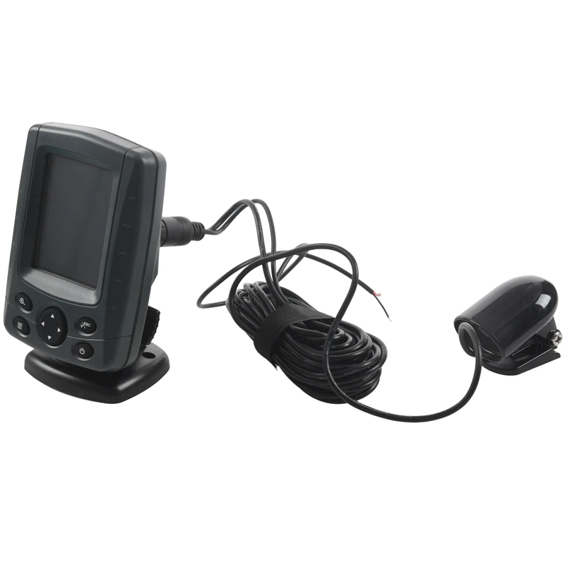 

Portable Sonar Fish Finder Boat Finder Sounder 200KHz/83KHz Duel Beam Fish Detector Depth Locator
