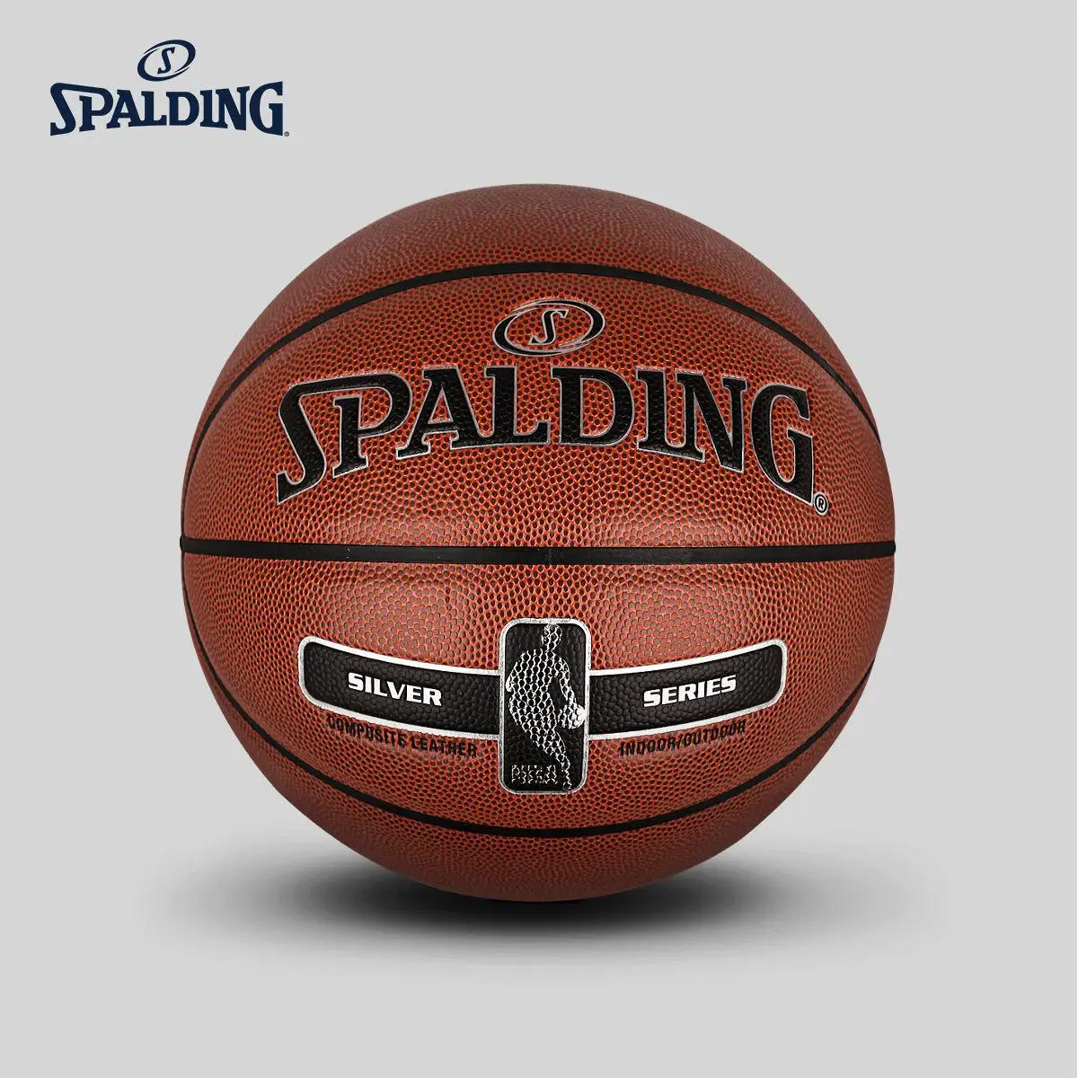 ORIGINAL SPALDING 2017 NBA SILVER CLASSIC Series full grain basketball ...