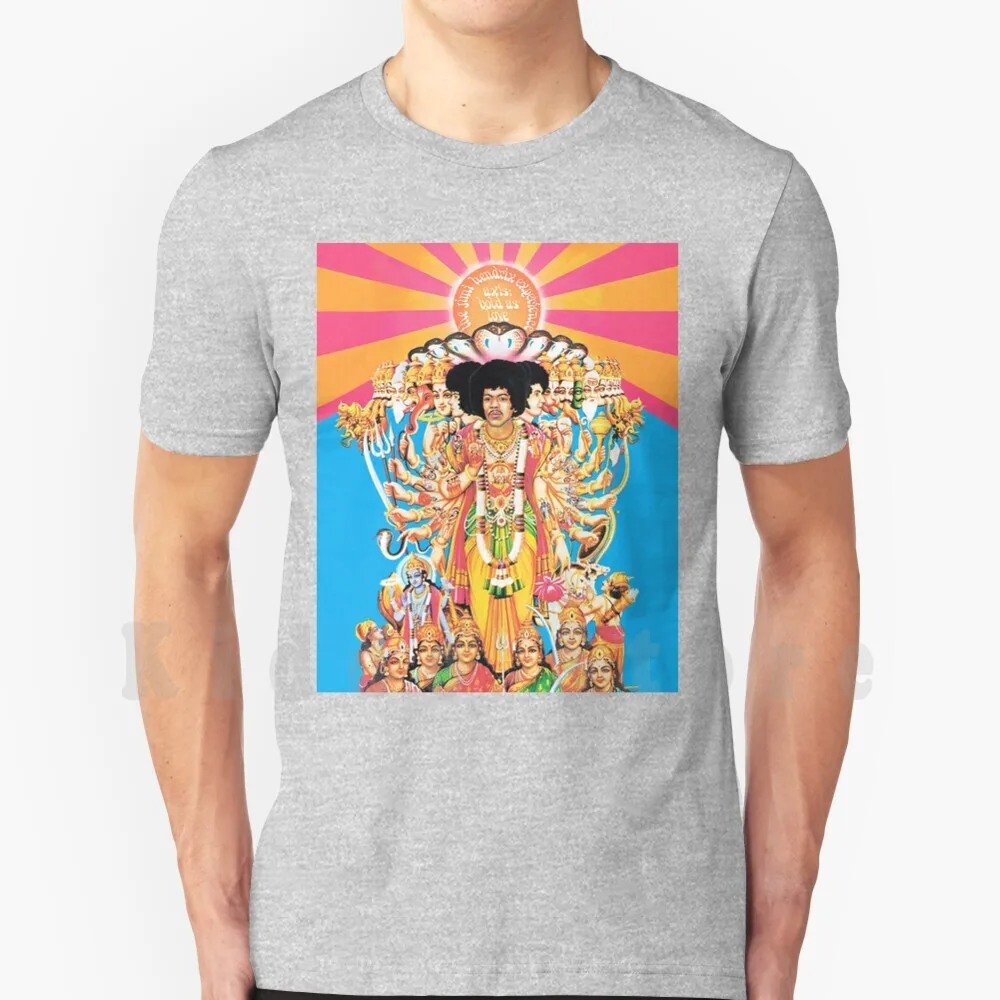Axis Bold As Love ( Hd ) T Shirt Cotton Men Diy Print Cool Tee Axis Bold As Love Jimi Music And Roll Hard Guitar Woodstock