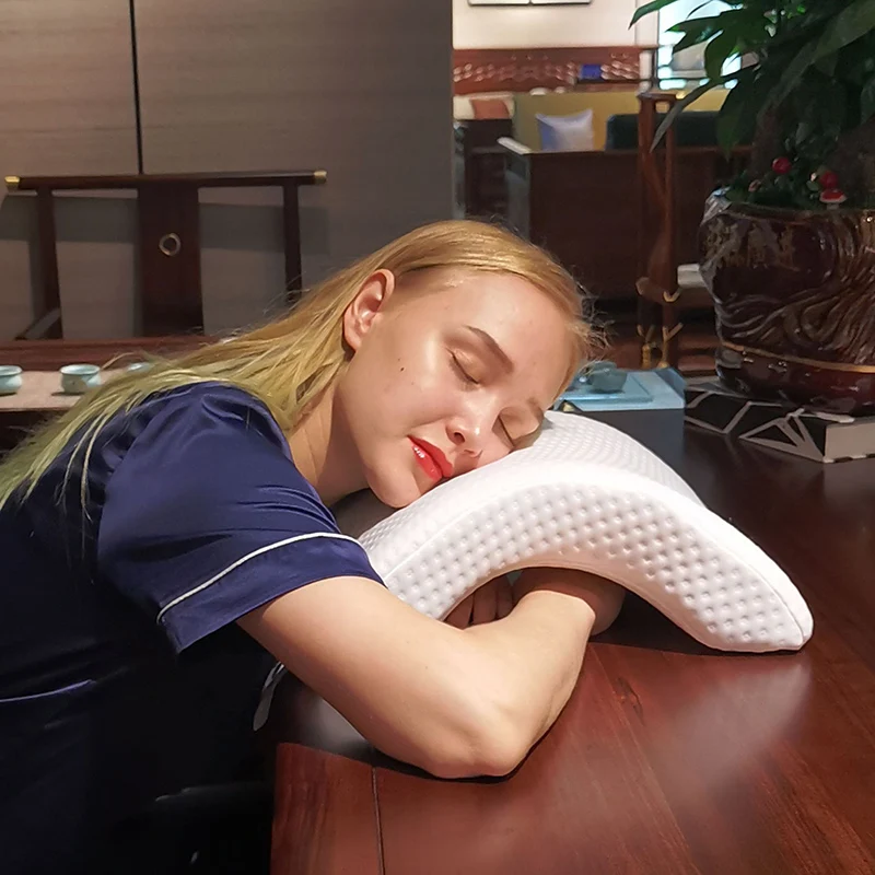 New Hot Memory Foam Sleep Neck Pillow Slow Rebound U-shaped No Hand Numbness Rest Pillow SMD66