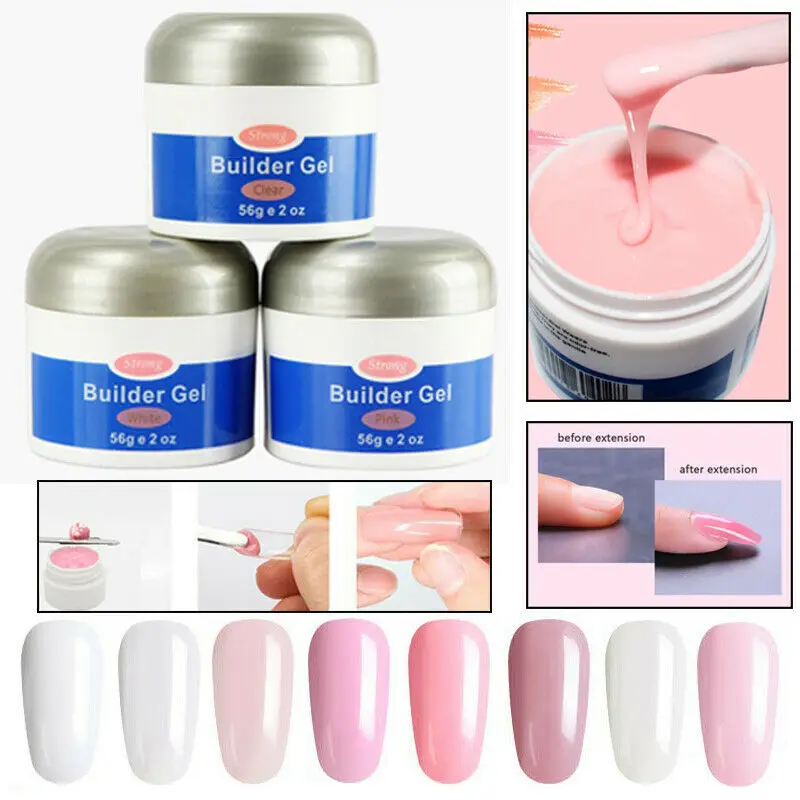 

Builder UV Gel for Nail Extension Acrylic Polygel Pink Nail Gel Polish Camouflage Beauty Soak off Nail Art Varnish Extend Glue