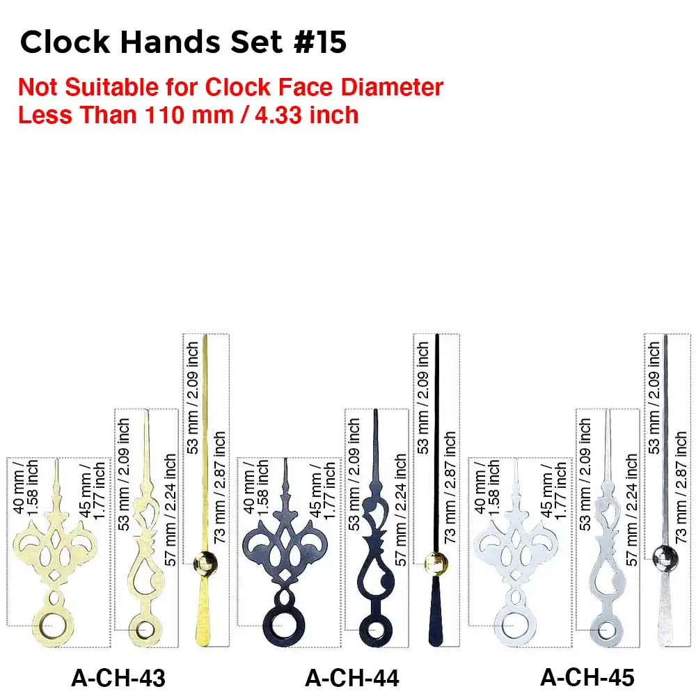 MCDFL Wall Clock Mechanism Long Shaft Silent Watch Hands Quartz Clockwork DIY Table Clocks Movement Machinery Kit Repair Parts 