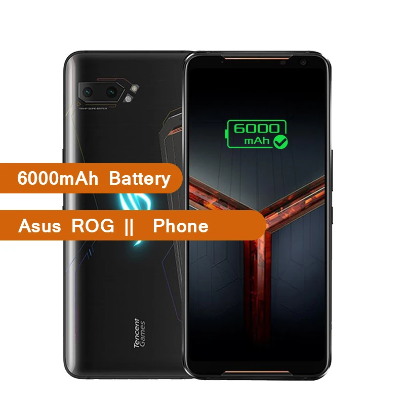 

ASUS ROG Phone 2 ZS660KL Smartphone 8GB 128GB 6.59 inch Snapdragon 855 Plus 6000mAh NFC Android9.0 Gaming Phone