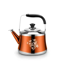 Чайник из нержавеющей стали, большой объем, утолщенный чайник, автоматический свистящий чайник, газовая плита, универсальная бутылка для горячей воды, Tetera