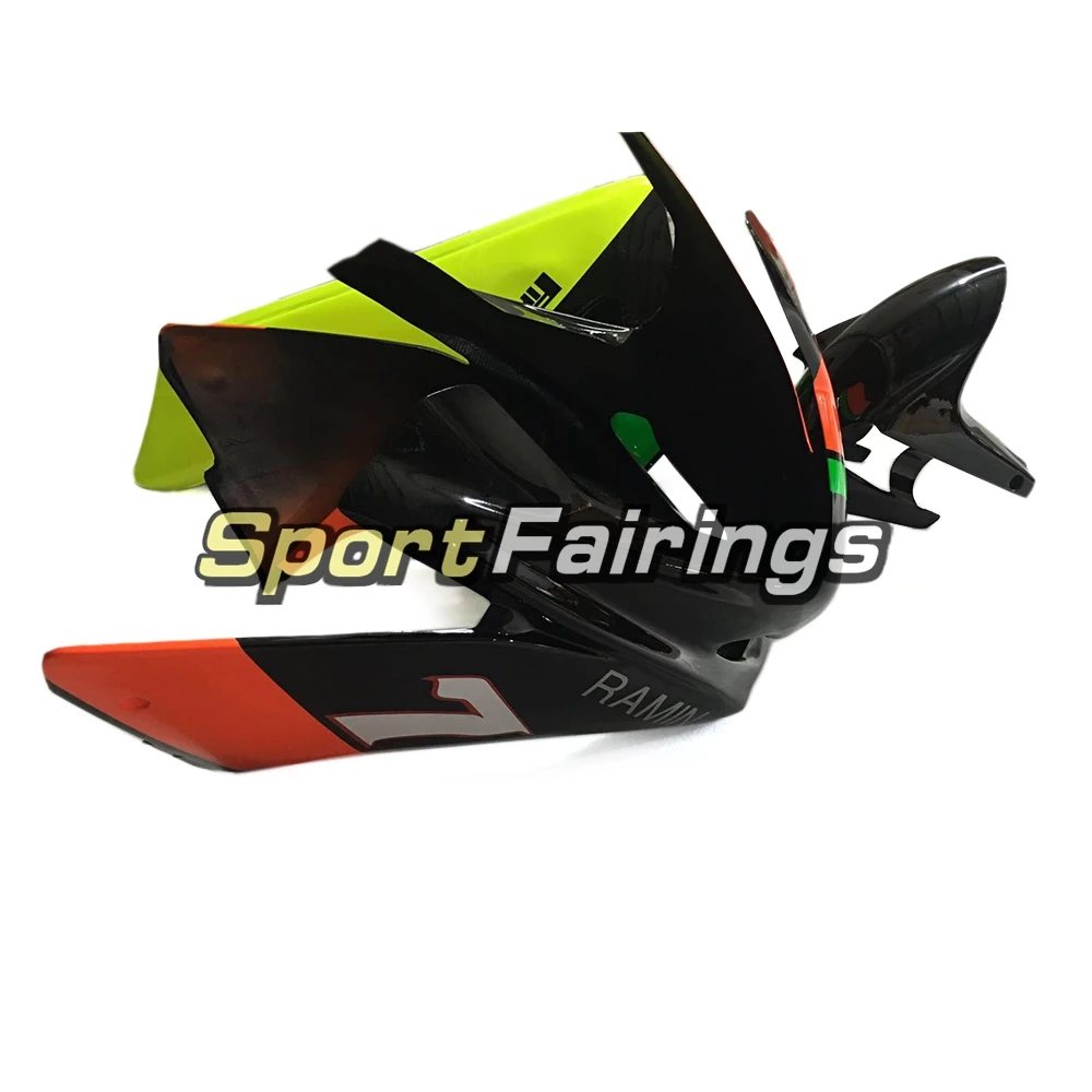 Стекловолоконные гоночные обтекатели боковые для носа и крыла Aprilia RSV4 1000 2010 2011 2012