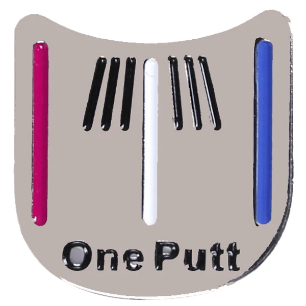 Магнитная крышка клип съемный металлический golf one putt прицеливания Мяч Маркер Набор