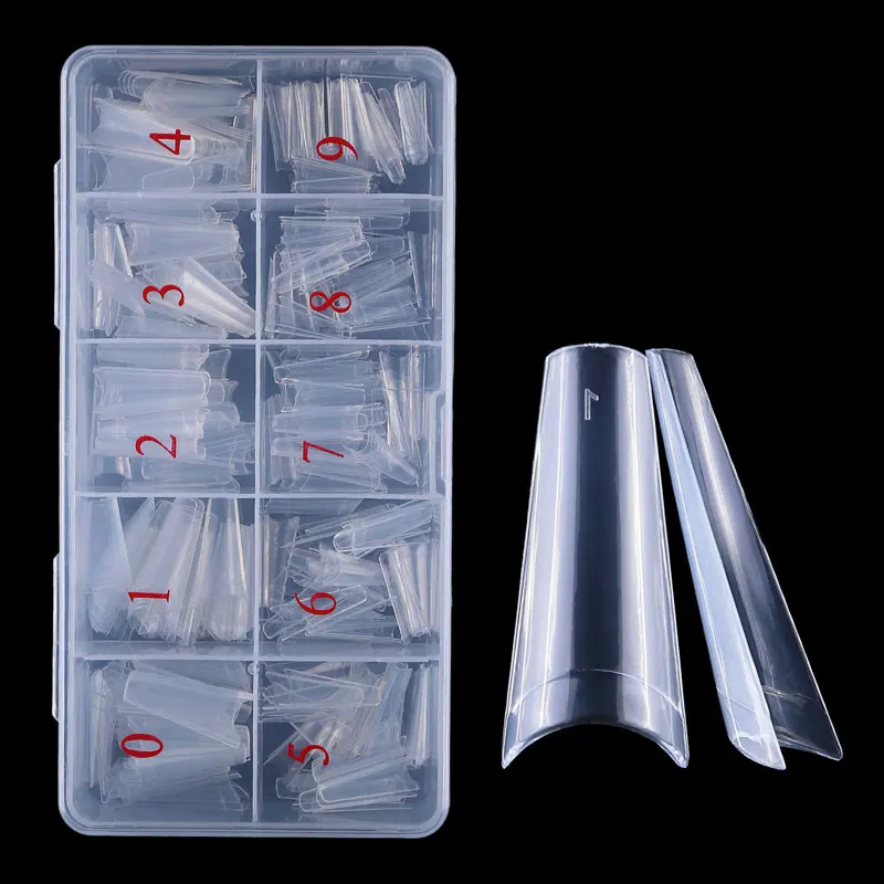 Cut Price Art-Tips Nail-Manicure-Tool Coffin Acrylic Nails Uv-Gel Clear Abs Fake French Natural 0LdJl7nzqZn