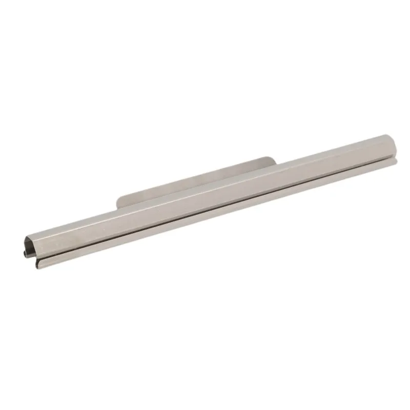 Computer Embroidery Machine Accessories Stainless Steel Cloth Folder 220mm Clamp