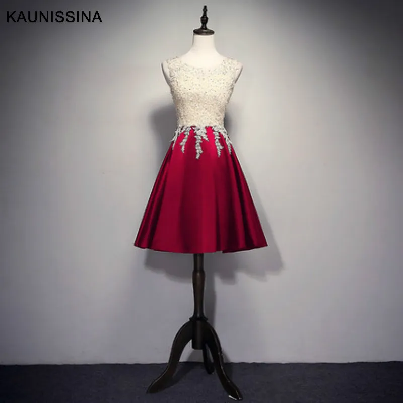 KAUNISSINA, женское вечернее платье для церемонии, длинное платье, круглый вырез, кружево, атлас, бисер, длина до пола, платье для выпускного вечера, настоящая фотография, Vestido