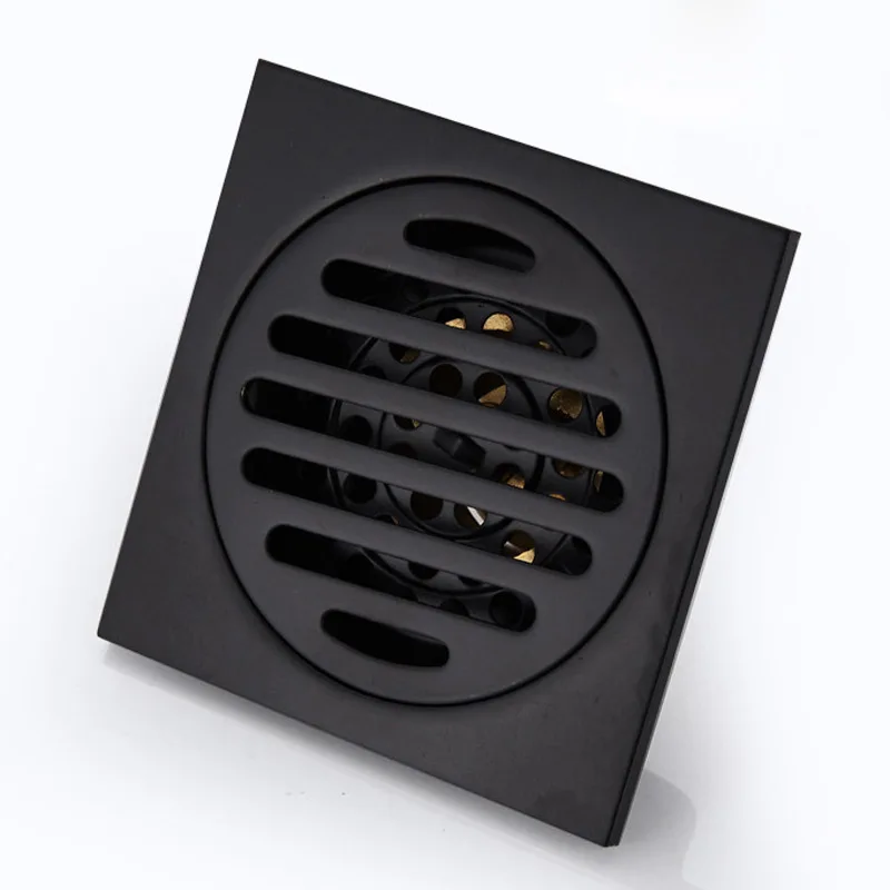 Черный медный предотвращающий запах канализационный Туалет стиральная машина для ванной утечка запаха невидимая утечка пола