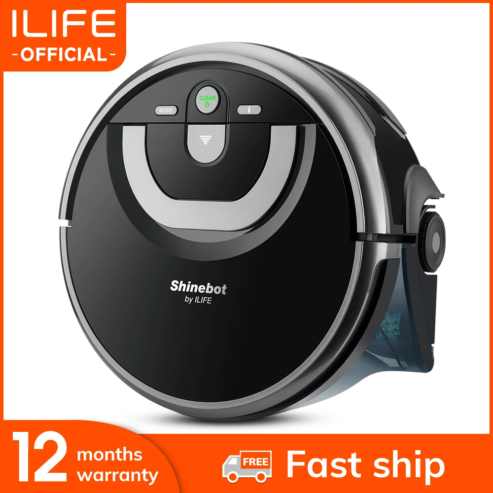 ILIFE-Robot do mycia podłóg W400, nowy, sprzątający, z nawigacją, z dużym zbiornikiem na wodę, do kuchni, możliwość planowania trasy, do czyszczenia