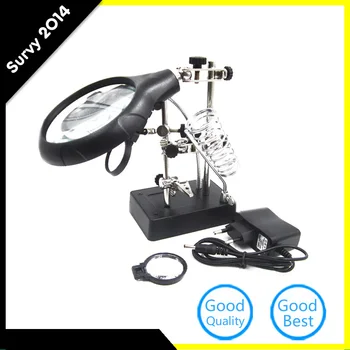 

AC/DC Interchangeable Desk Light Magnifier Magnifying Hand MG16129-C Stand diy electronics