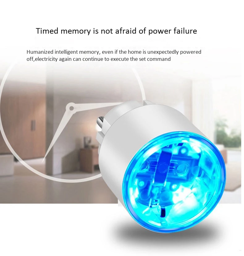 AAAE Top-Smart Plug Wi-Fi розетка управления энергопотреблением таймер переключатель ЕС розетка Голосовое управление от Alexa Google Home Ifttt