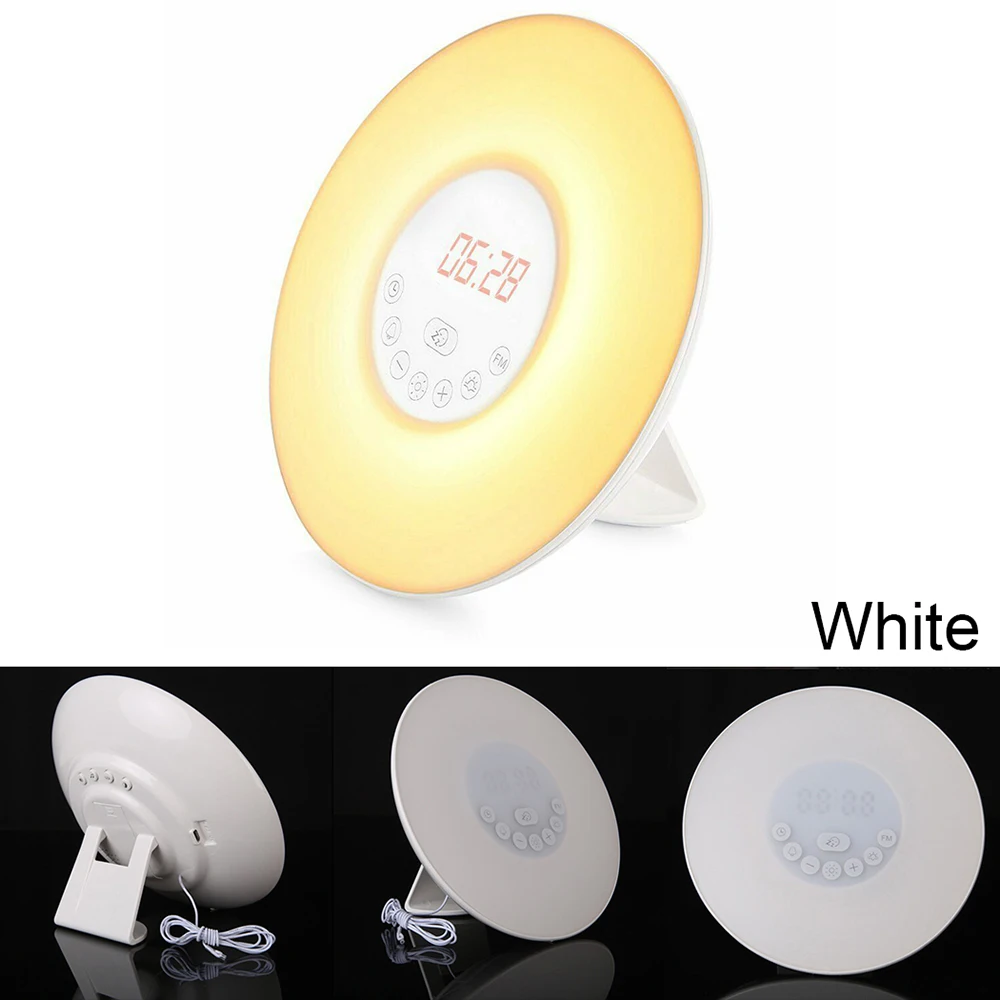 Finether светодиодный wake-up светильник USB Восход будильник ночной Светильник s