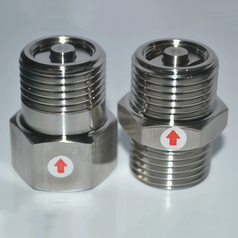 

1/2" BSP NPT Male Female Thread 304 Stainless Steel Sanitary Check Valve One Way Non-return Valve