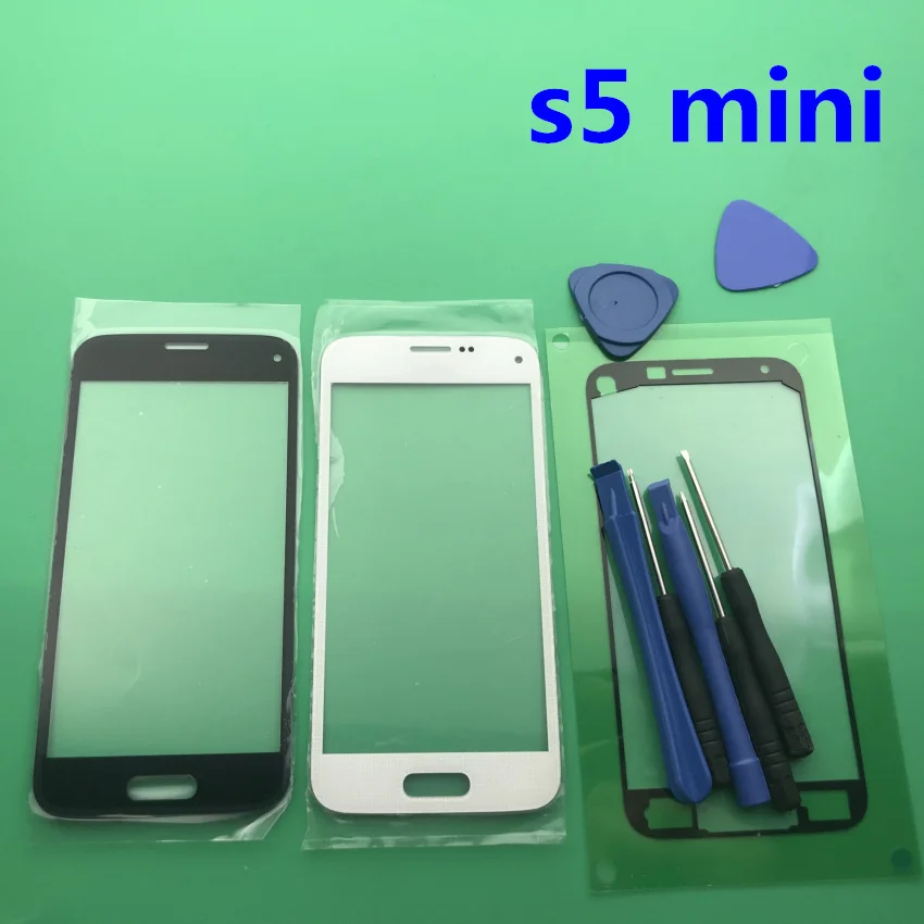Черный/белый/синий s5mini переднее внешнее стекло для замены объектива Samsung Galaxy S5 mini